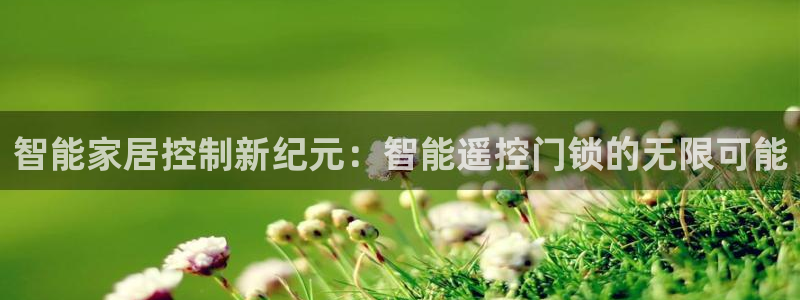 富联娱乐客户端网址：智能家居控制新纪元：智能遥控门锁的无限可