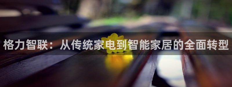 富联娱乐服务站怎么样：格力智联：从传统家电到智能家居的全面转