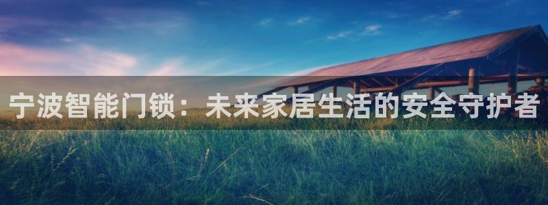 富联娱乐女团排名多少：宁波智能门锁：未来家居生活的安全守护者