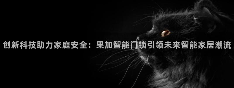 富联娱乐平台官网：创新科技助力家庭安全：果加智能门锁引领未来