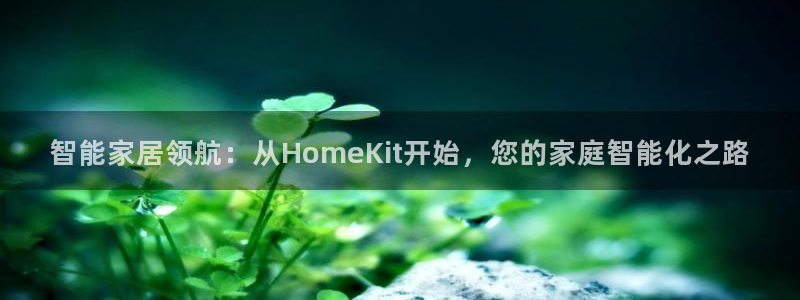 富联2娱乐首页网址：智能家居领航：从HomeKit开始，您的