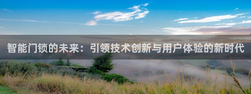 富联娱乐测速地址：智能门锁的未来：引领技术创新与用户体验的新