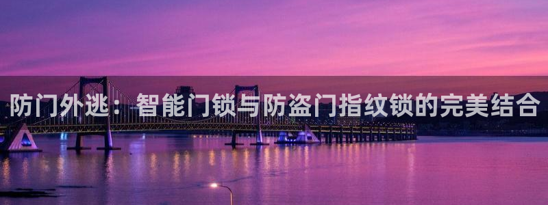 富联娱乐是什么公司：防门外逃：智能门锁与防盗门指纹锁的完美结