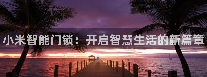 富联娱乐登录链接下载：小米智能门锁：开启智慧生活的新篇章